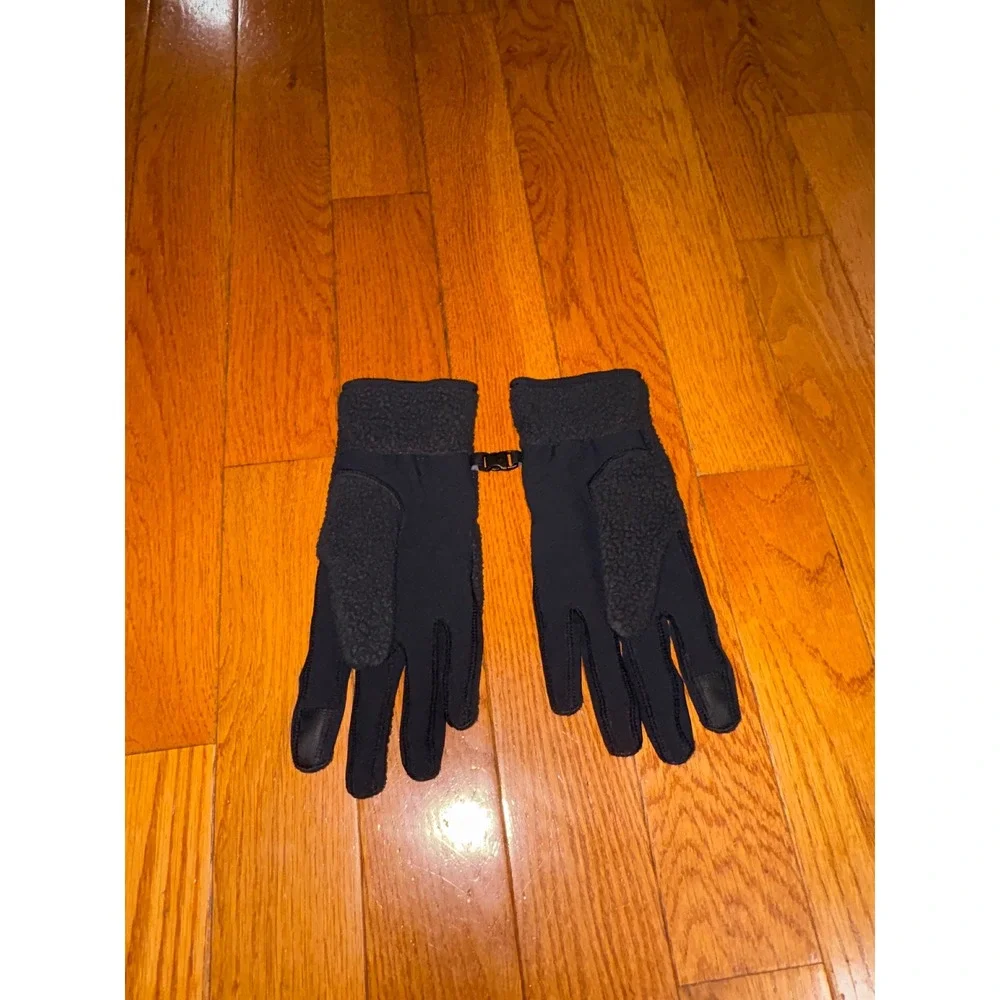Columbia Sportswear Womens Black Fleece Sherpa Winter Gloves XL Sporty Outdoor